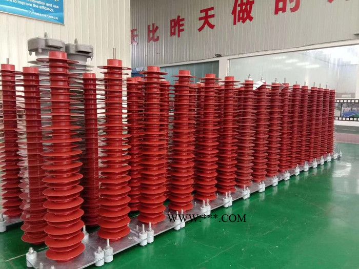 南陽(yáng)金冠 金屬氧化物避雷器 YH10WZ-100/260W** 110KV避雷器 南陽(yáng)金冠避雷器