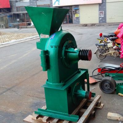 小型家用齒盤式磨面機 小型自吸式鑄鐵粉碎機 飼料粉碎機 ￥4400.00元