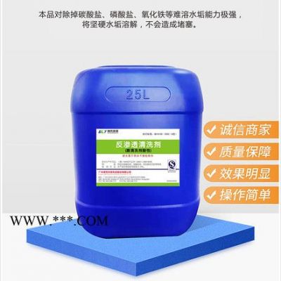酸性反滲透膜清洗劑 RO膜清洗劑碳酸鹽金屬氧化物鐵鋁膠體沉淀物有效