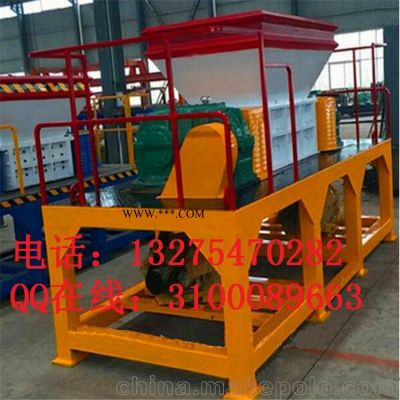 興亞輪胎橡膠鐵皮粉碎機(jī) 雙軸金屬撕碎機(jī)