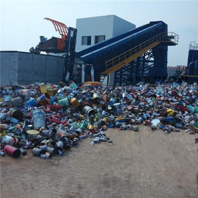 永州市油漆桶齒輥式粉碎機(jī) 可樂罐破碎機(jī)長期供應(yīng)