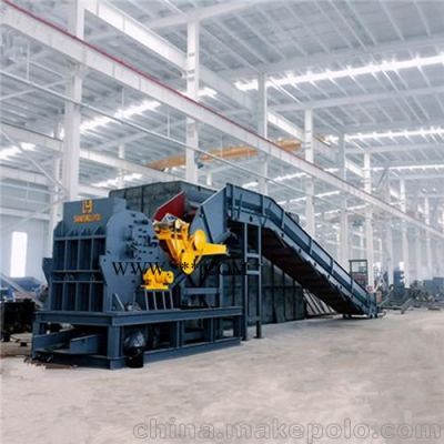 安康市油漆桶齒輥式粉碎機(jī) 多功能廢金屬撕碎機(jī)