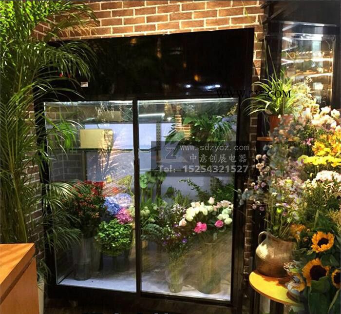 中意創(chuàng)展XHG-BX供應鮮花保鮮柜冷藏展示柜尺寸可定做，配置進口壓縮機，高透中空玻璃，美觀大方