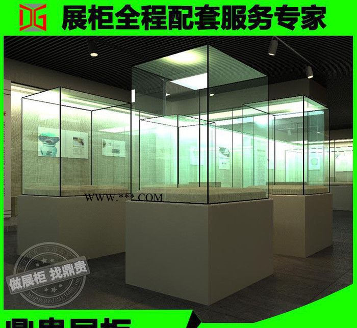 文物柜 木質烤漆結合大面積防彈玻璃詮釋**文物柜