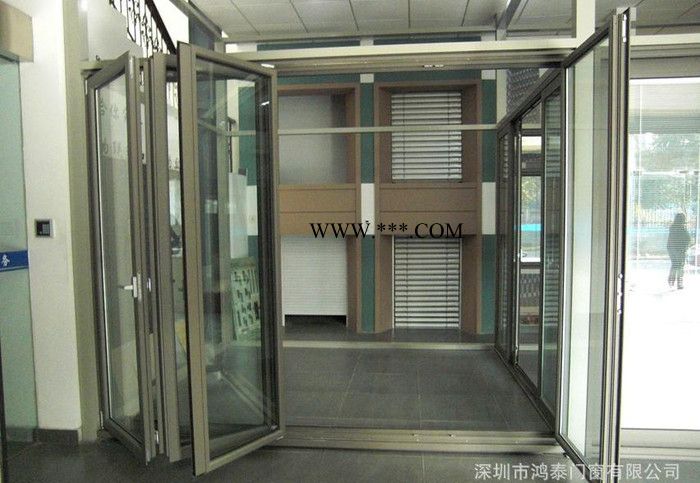 深圳鋁合金折疊門 客廳陽臺推拉隔斷門 鋼化中空玻璃折疊門