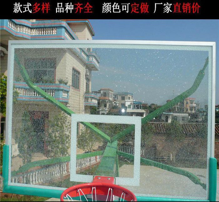全鋁鋼化玻璃籃球板 武江玻璃鋼籃球板 曲江SMC籃球板