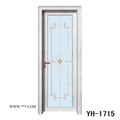 裕豪門業(yè)重型鋁合金平開門1.4厚 雙層中空玻璃門衛(wèi)生間廚房隔斷門