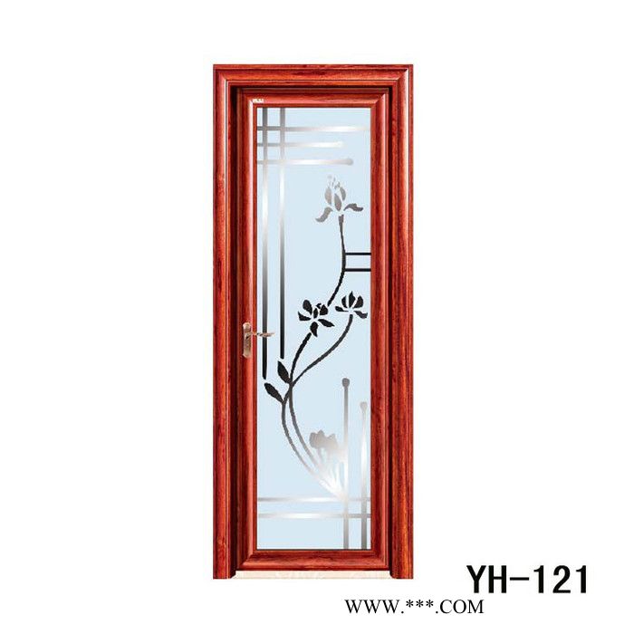 裕豪門業(yè)鋁合金平開門單包邊 雙層中空玻璃門衛(wèi)生間廚房隔斷門