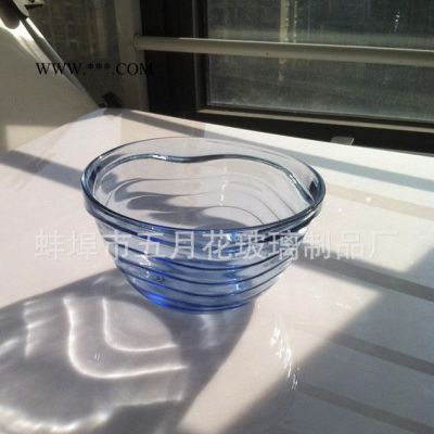 藍(lán)色料 碗 鋼化玻璃制品 工廠批量定制