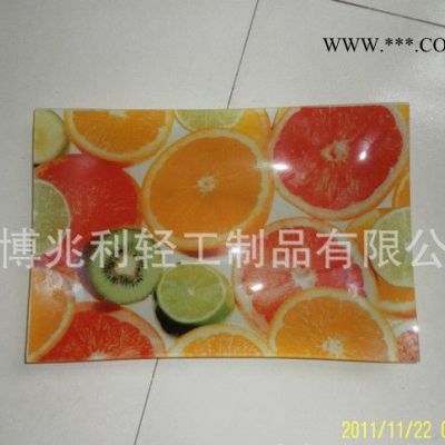 本廠鋼化玻璃餐具，酒店用鋼化玻璃盤(pán)，安全實(shí)用，抗摔耐熱