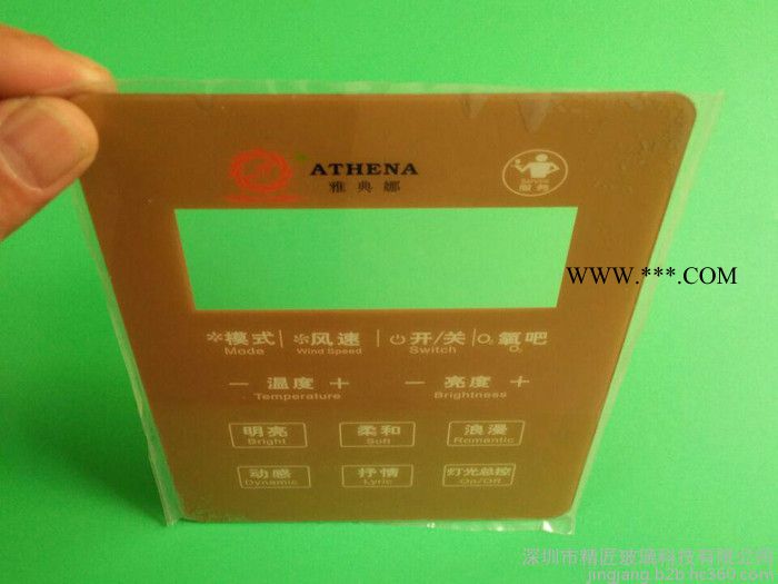 廠家供應(yīng)絲印玻璃 開(kāi)關(guān)玻璃 超白超薄鋼化玻璃