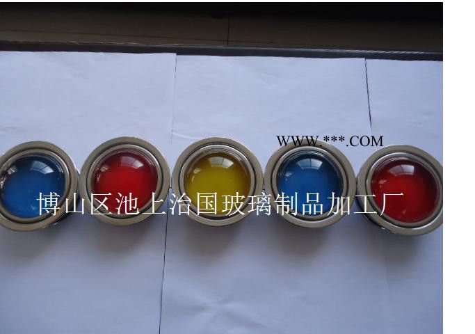 供應(yīng)360度反光玻璃道釘鋼化玻璃道釘廠家