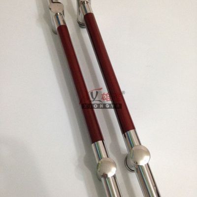 現(xiàn)代無框鋼化玻璃門拉手KTV辦公室酒店大廳玻璃門把手可調(diào)孔