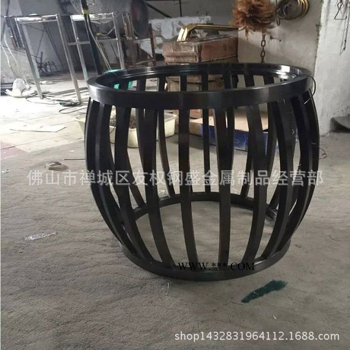 3MM不銹鋼玫瑰金雕花鋼化玻璃茶幾  酒店異性玫瑰金歐式茶幾