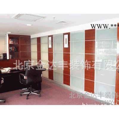 辦公室玻璃高隔間隔斷墻鋁鎂合金鋼化玻璃