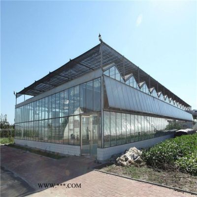 新疆連棟玻璃溫室大棚施工經(jīng)驗(yàn)豐富 物聯(lián)網(wǎng)智能溫室采用雙層中空玻璃