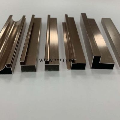 鋼化玻璃門專配鋁框櫥柜門鋁材 晶鋼門鋁材廠家