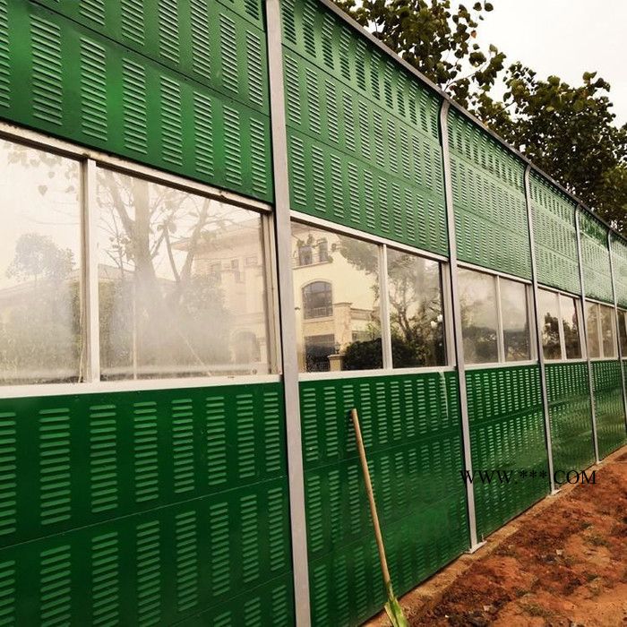 湖南建筑工地隔音圍擋 鋼化玻璃透明隔音屏 室外隔音材料廠(chǎng)家 小區(qū)外道隔音墻