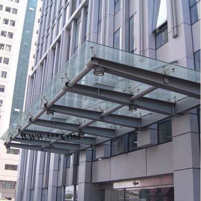 工杰鋼化玻璃雨棚 底商門頭玻璃雨棚 鋼結(jié)構(gòu)玻璃雨棚施工廠家