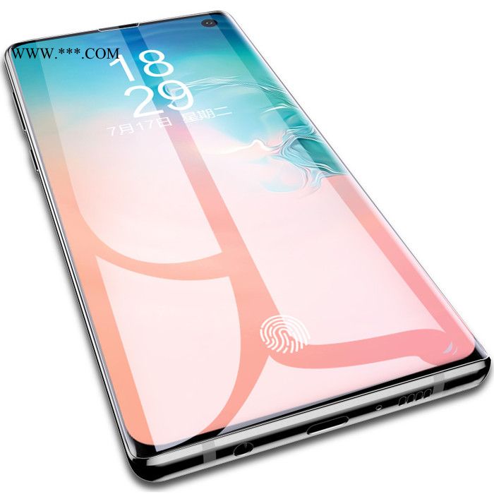 專業(yè)生產(chǎn)Samsung/三星 S10全屏鋼化膜全膠 S10 PLUS手機(jī)保護(hù)膜全膠 s10plus熱彎3D曲面玻璃防爆膜