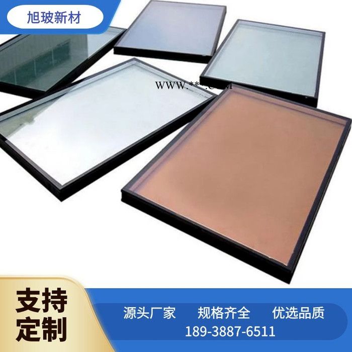 深圳鋼化玻璃生產(chǎn)廠家 建筑幕墻辦公室百葉隔斷中空玻璃 雙層中空玻璃 Low-e鋼化玻璃