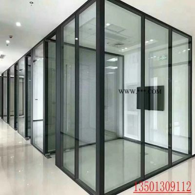辦公室玻璃隔斷雙層鋼化玻璃夾可調(diào)節(jié)百葉