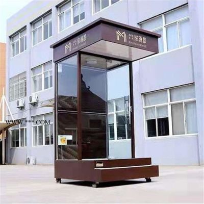 崗?fù)? 鋼化玻璃崗?fù)? 移動(dòng)門(mén)衛(wèi)禮賓站崗?fù)S家定制