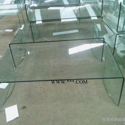 供應(yīng)順成定制 新款現(xiàn)代簡約熱彎玻璃茶幾定制