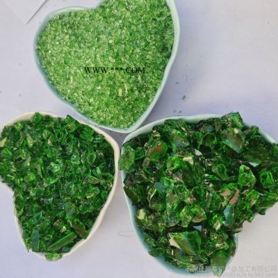 綠色玻璃砂廠家 燒結(jié)魚缸用綠色玻璃砂 彩色煅燒玻璃砂 工藝品裝飾玻璃砂