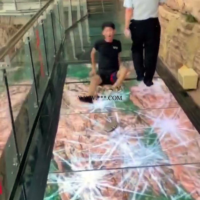 皓邦光電 玻璃棧道屏 led顯示屏 鋼化防爆玻璃 戶外景區(qū)玻璃棧道 廠家批發(fā)