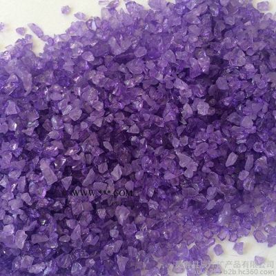 供應(yīng)30-60目玻璃砂  紅色玻璃砂 染色玻璃砂