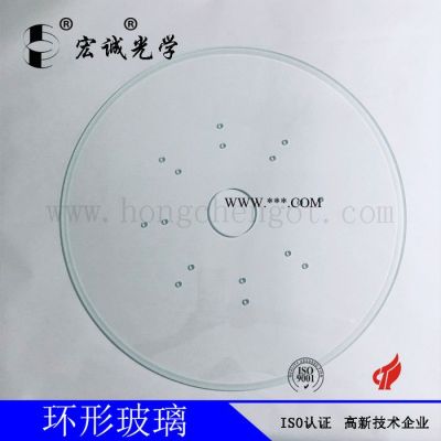環(huán)形玻璃光學環(huán)形玻璃 鋼化耐磨玻璃盤