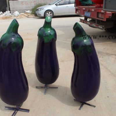 康大雕塑玻璃彩色雕塑玻璃鋼植物雕塑玻璃鋼茄子雕塑玻璃鋼青椒雕塑