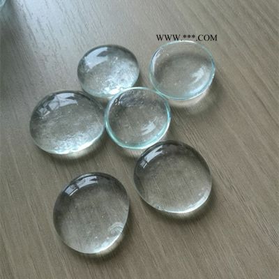 批發(fā)玻璃珠 玻璃扁珠 玻璃彈珠 彩繪裝飾棋子用彩色玻璃珠 透明玻璃扁珠