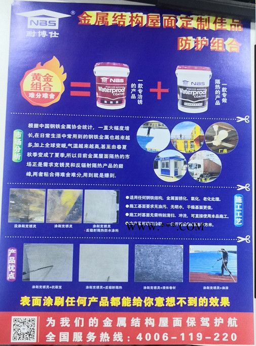 【火侖建材】玻璃隔熱涂料 隔熱漆反射涂料