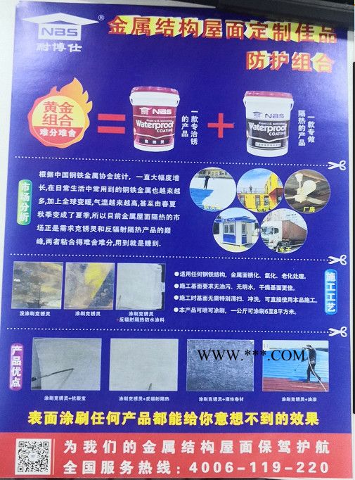【火侖建材】玻璃隔熱涂料 隔熱漆反射涂料