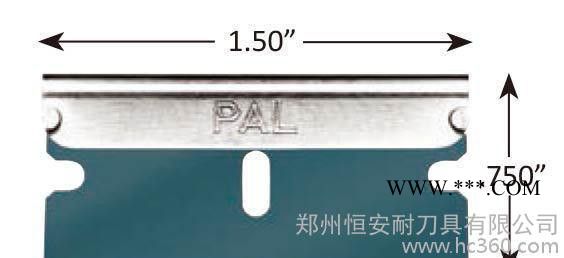 進(jìn)口American line藍(lán)色三刃單面刀片清潔夾膠玻璃去除防銹鋁夾背