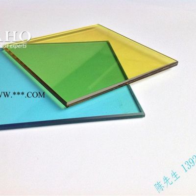 彩色透明pvb夾膠玻璃