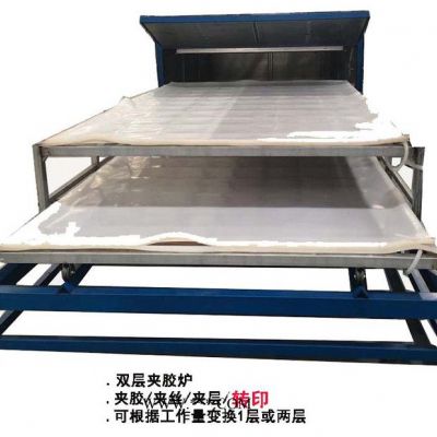 商丘永興干法夾膠爐  EVA夾膠設(shè)備   夾膠爐廠家夾膠機(jī)夾層玻璃生產(chǎn)設(shè)備
