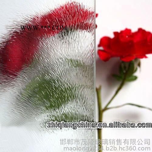 金絲壓花玻璃原片茂隆**