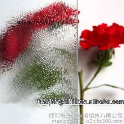 金絲壓花玻璃原片茂隆**