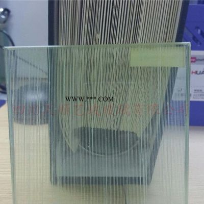 夾絲夾膠玻璃 鋼化玻璃彩色夾膠夾絲定做