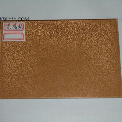 5mm壓花玻璃茶色香梨
