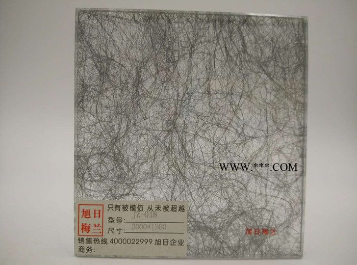 宣紙夾膠玻璃jz-018超長超大夾膠玻璃