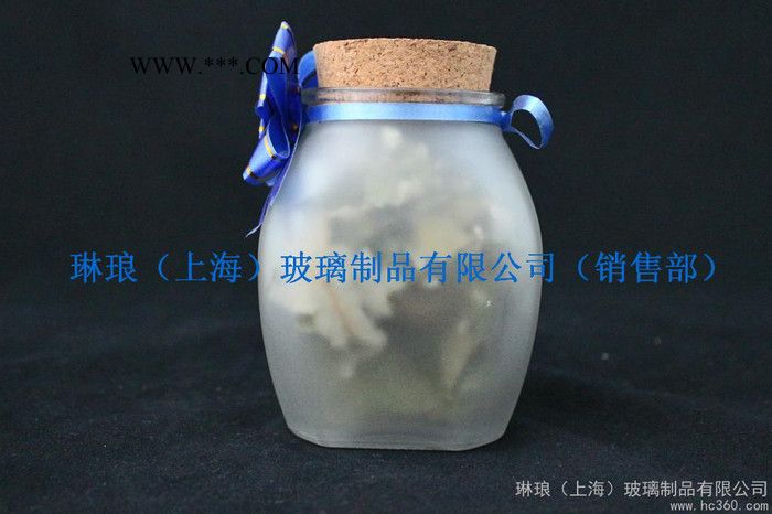 供應(yīng)批發(fā)供應(yīng)上海蒙砂玻璃罐 定制茶粉瓶，玻璃罐儲物罐