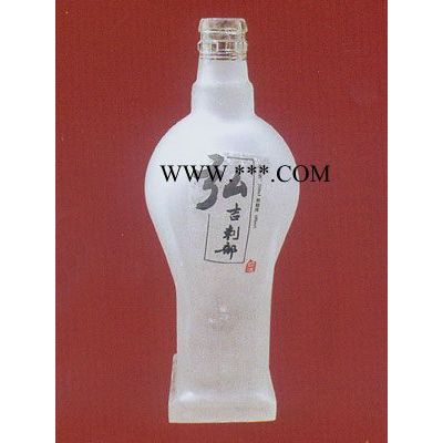 山東蒙砂玻璃酒瓶  河南蒙沙玻璃瓶  欣鑫玻璃