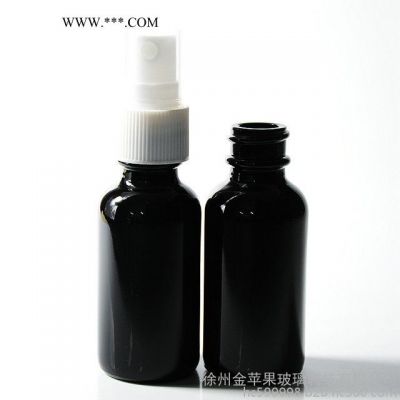 現(xiàn)貨 金蘋(píng)果 30ml藍(lán)色綠色黑色玻璃瓶波斯頓瓶波士頓瓶噴霧 精油瓶 煙油瓶 精華液瓶 分裝瓶.可噴涂 蒙砂 印刷 電鍍
