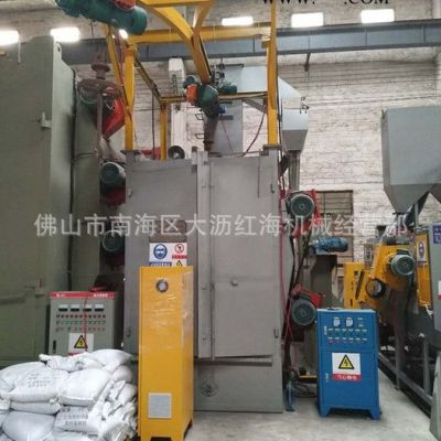 噴砂機(jī)械 氧化前噴砂機(jī) 玻璃鋼鍍膜層噴砂機(jī) 吊鉤拋丸機(jī)