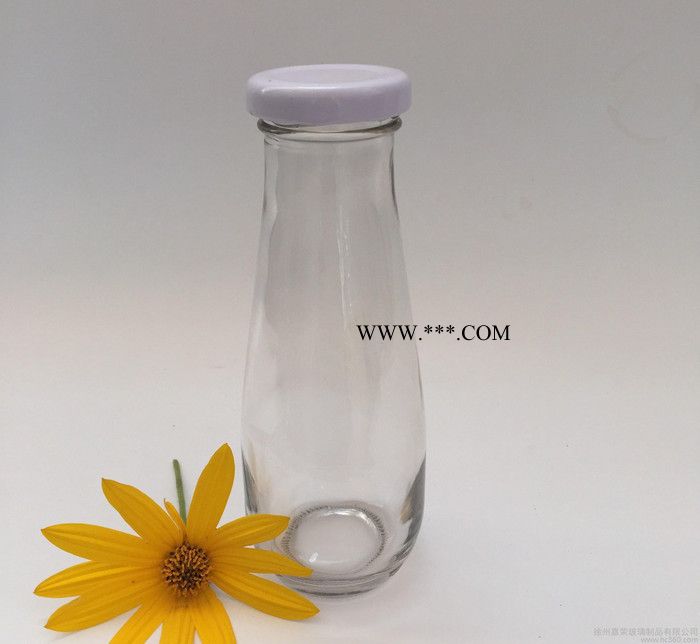 現(xiàn)貨 150ml玻璃絲口奶瓶 馬口鐵蓋透明飲料瓶 可蒙砂印制