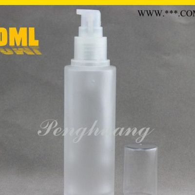 現(xiàn)貨80ml蒙砂玻璃乳液瓶 化妝品包裝套裝玻璃瓶 蒙砂玻璃瓶